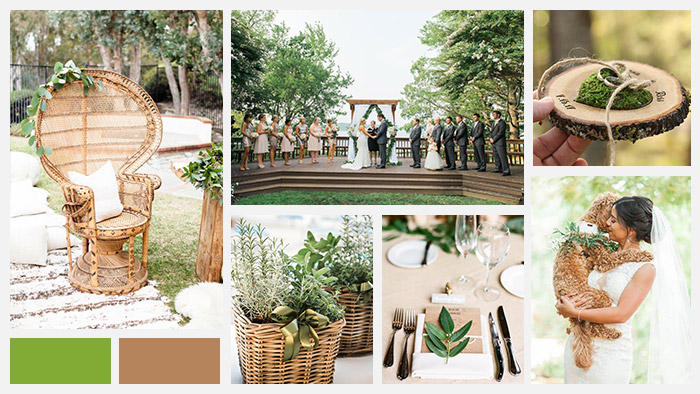 matrimonio verde idee